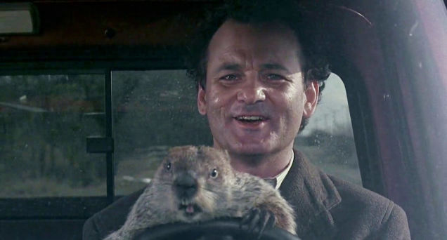 《土拨鼠日》(groundhog day )1993