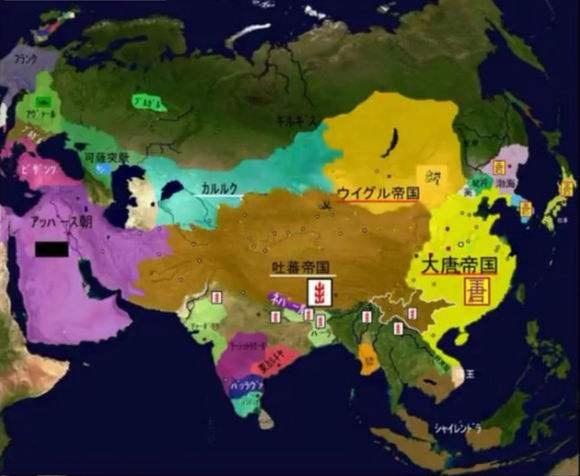 前页强盛的吐蕃就开始走向衰落,随后就进入了四分五裂的割据战国时期