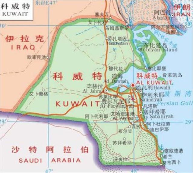 海湾战争打得最惨的国家,经济损失了一半,国土被圈了
