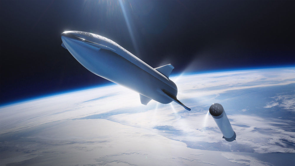 spacex最新不锈钢飞船曝光 概念图似1950年代科幻火箭