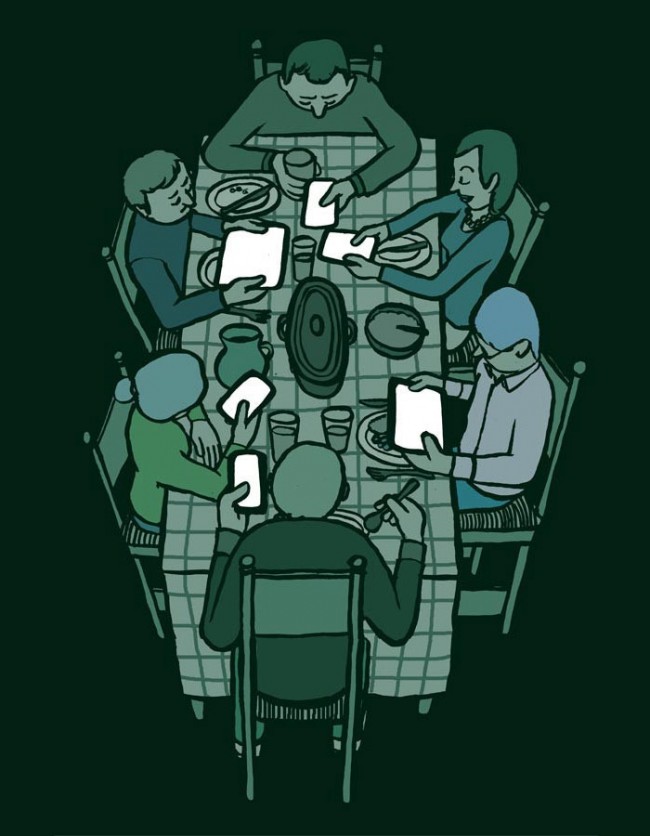 这次以现代人沉迷于科技为主题,讽刺人类被社交媒体及智能手机所捆绑