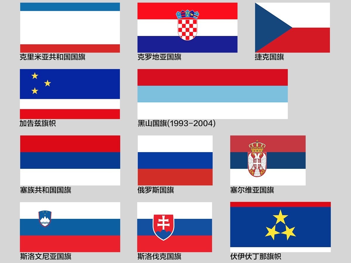 为什么欧洲的大多是三色旗,一直觉得欧洲的配色都好好看