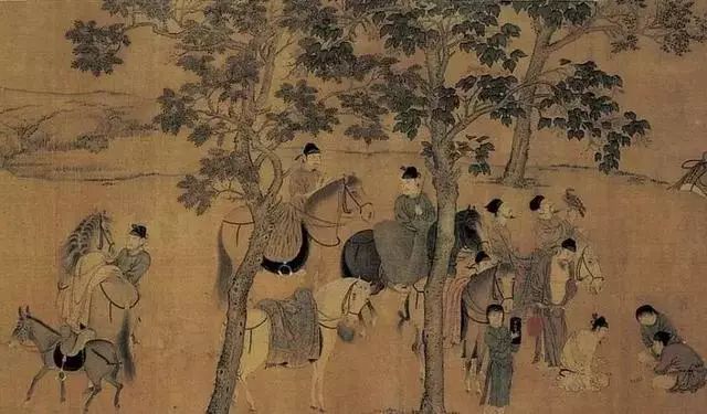 古画十八学士图里的经典样式琴棋书画