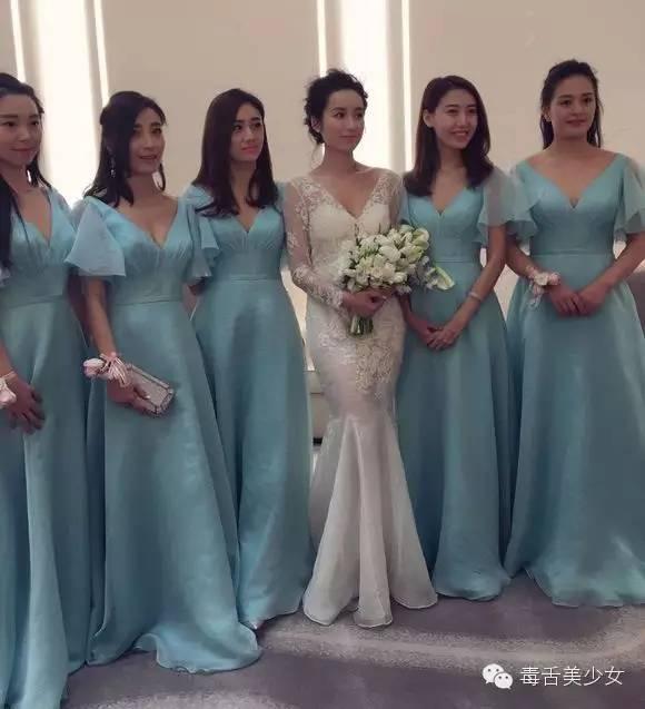 吕一婚礼小细节超赞,伴娘服一个大写的良心