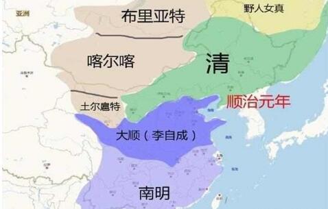 从六张地图来看清朝是如何从关外起家,逐渐统一全国的