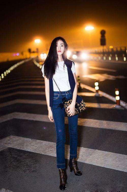 说实话腿精还是只服张天爱, 逆天长腿无人能