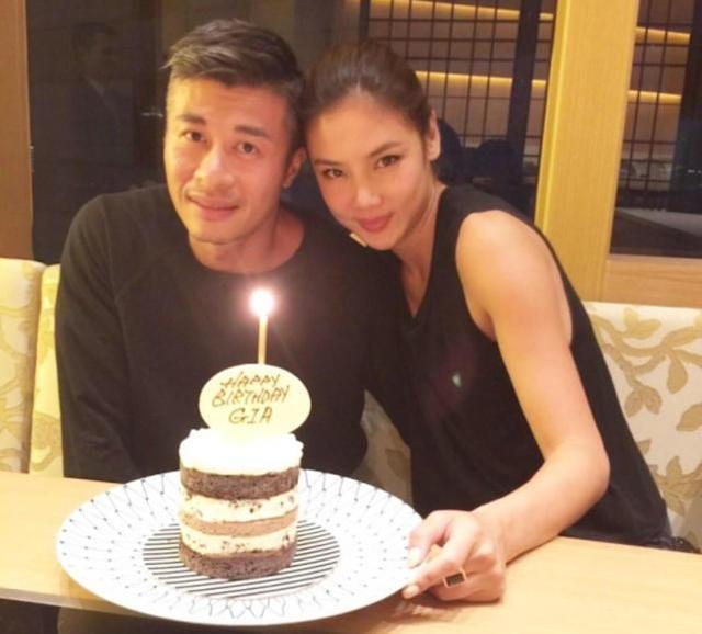 黎明前妻乐基儿首晒与富豪老公婚纱照:嫁给他是福气