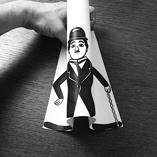 husk mit navn纸上立体插画