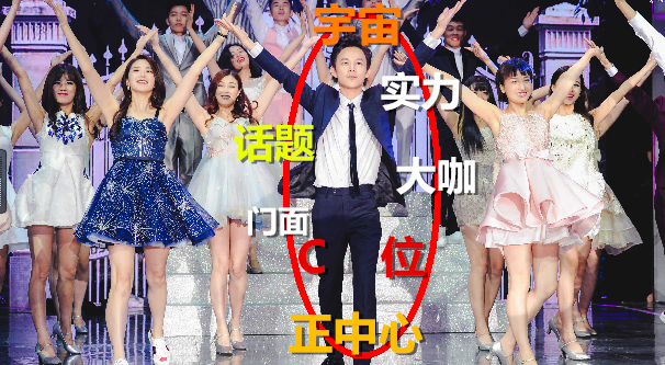 明星抢c位和大妈抢座位是一个道理